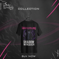 Shadow Monarch Anime T-Shirt – Solo Leveling Inspired Sung Jinwoo Graphic Tee for Manhwa & Anime Fans | gift