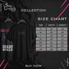 Shadow Monarch Anime T-Shirt – Solo Leveling Inspired Sung Jinwoo Graphic Tee for Manhwa & Anime Fans | gift