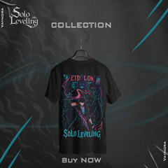 Eidolon Shadow Anime T-Shirt – Solo Leveling Inspired Graphic Tee | Unisex Dark Flame Shirt S-4XL