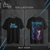 Solo Leveling Inspired T-Shirt – Shadow King Anime Tee | Blue Flame Dark Unisex Shirt S-4XL Gift