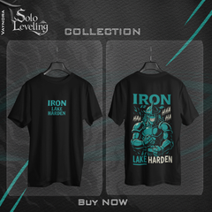 Iron Lake Harden Anime T-Shirt – Solo Leveling Summon Character Graphic Tee, Unisex S–4XL Sizes gift