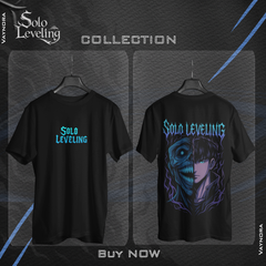 Half Monster Face Solo Leveling T-Shirt β Anime Inspired Jinwoo Transformation Tee β Shadow Power Graphic Shirt β Manhwa Fan Gift