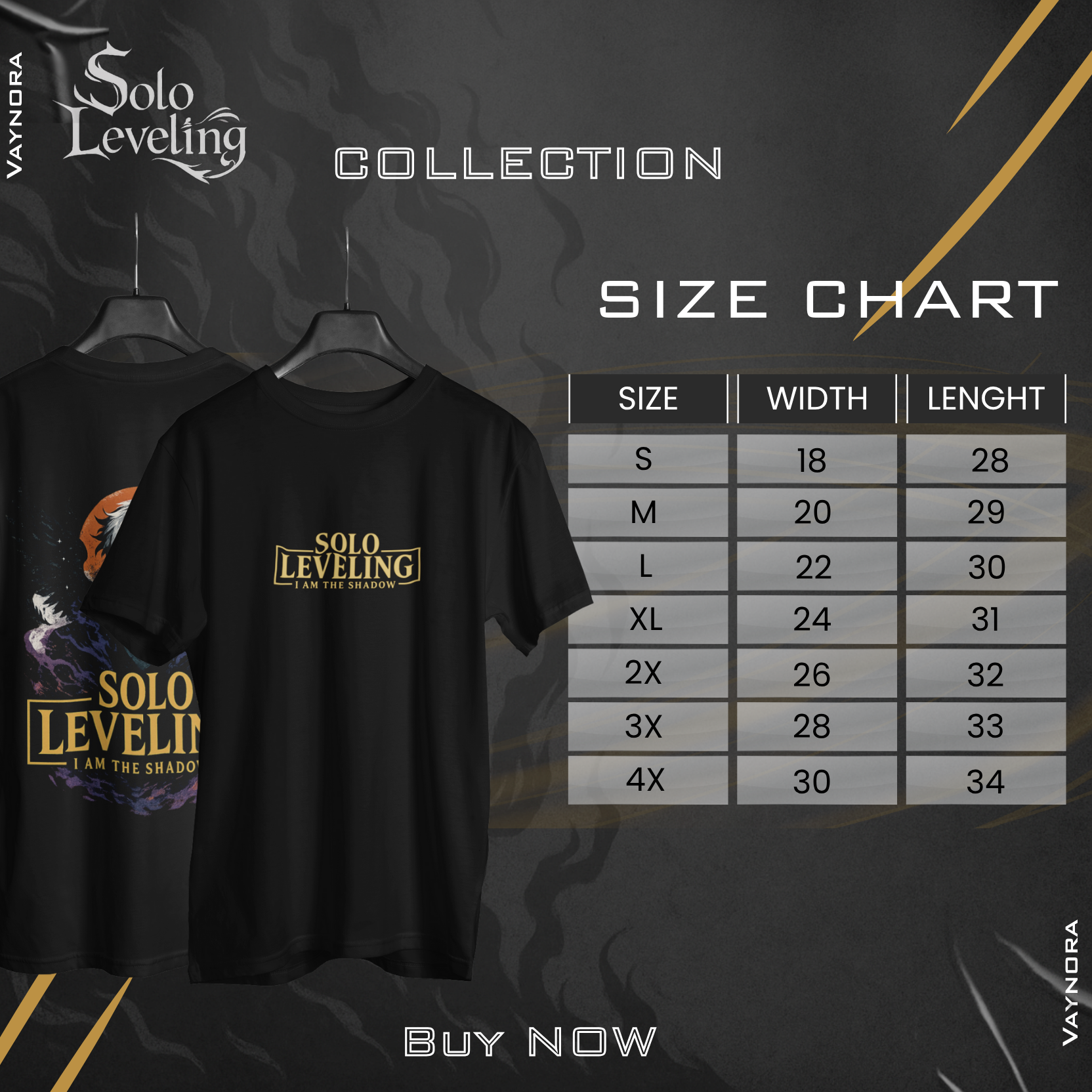 I Am the Shadow Anime T-Shirt – Solo Leveling Inspired Tee | Unisex Heroic Dark Shirt S-4XL