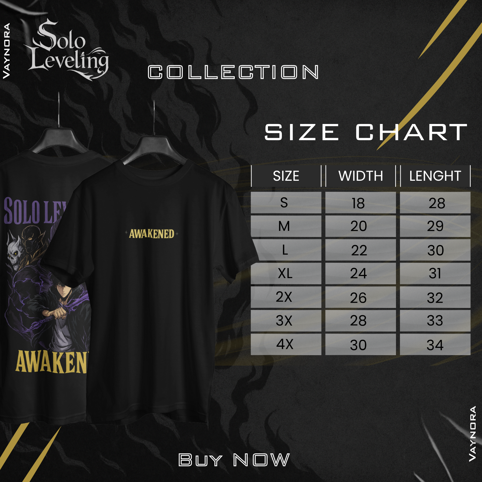 Awakened Solo Leveling T-Shirt – Shadow Army Anime Tee | Unisex DTG Graphic Shirt S–4XL
