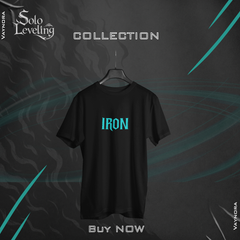 IRON Solo Leveling Anime T-Shirt – Shadow Army Manga Tee, Gothic Monster Design Shirt, Otaku Streetwear Gift